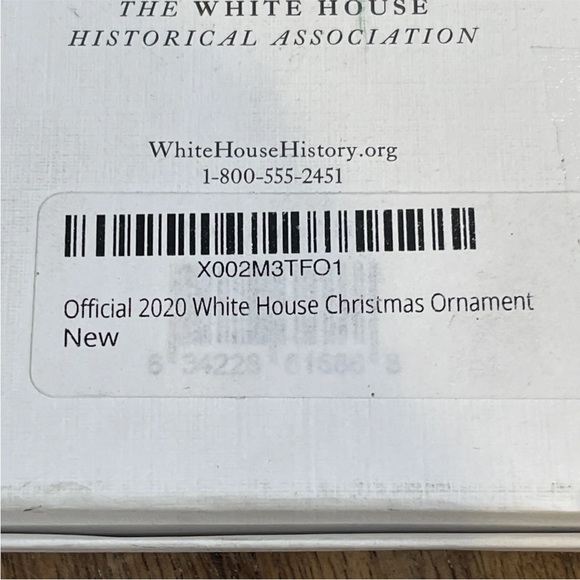 Official 2020 White House Historical Assessment Christmas ornament JFK - Picture 12 of 12